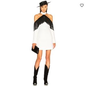 🆕 David Koma Halter Fringe Dress